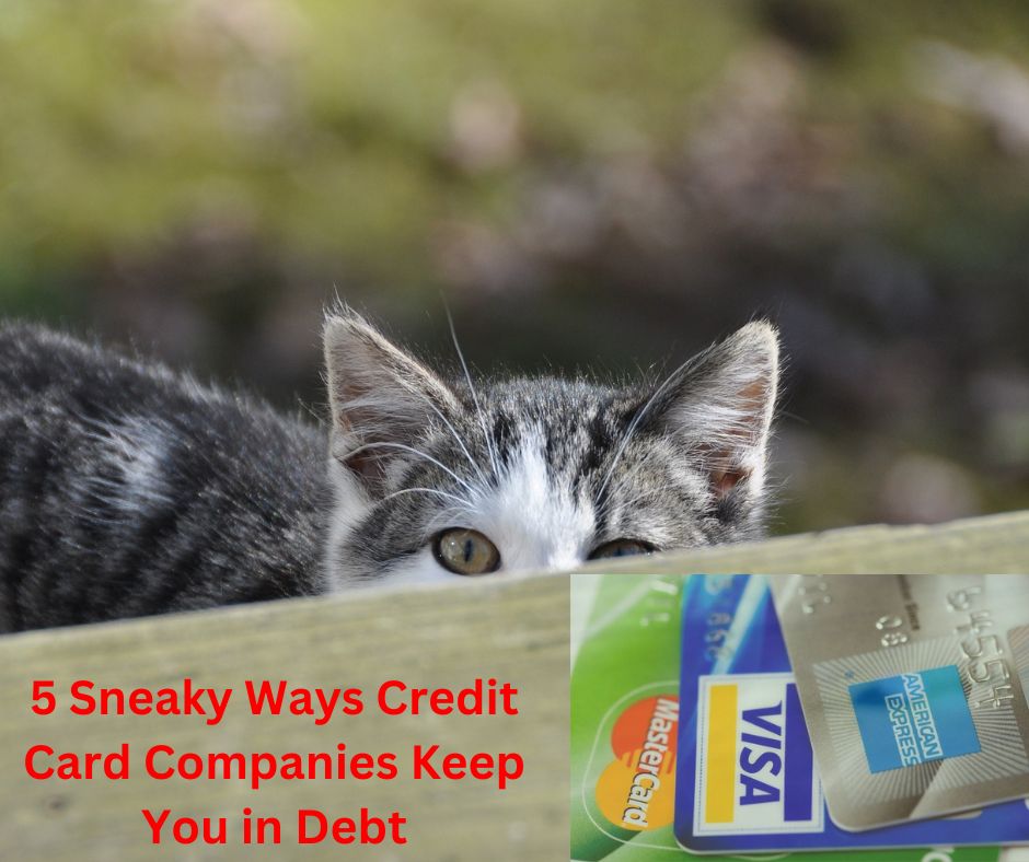 5 Sneaky Ways Credit Card Companies Keep You In Debt